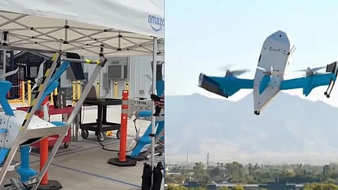 Amazon drone delivery system