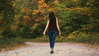 Woman Morning Walking