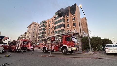 Al-Rigai residential building fire 5 dead