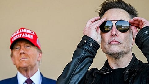 Donald Trump and Elon Musk