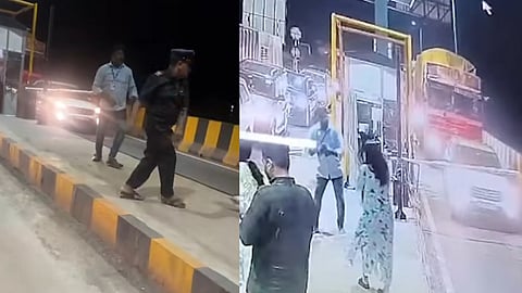 Dispute at Muzhappilangad toll booth: Passengers, including women, clash