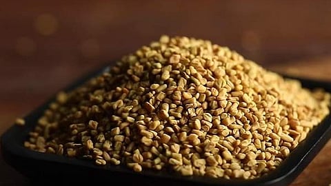 Fenugreek in a plate