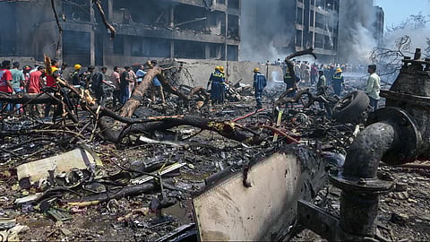 Fire and Emergency Services personnel at work