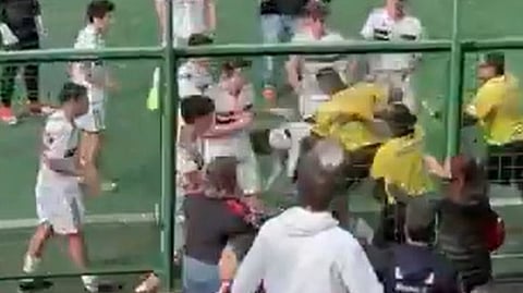 referee punches U-17  Football player