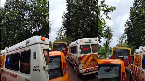 Ambulance stuck in traffic jam; three-year-old dies