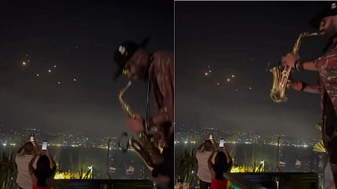 Lebanon celebration as missiles fly overhead amid Iran-Israel war