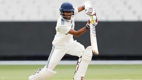 Abhimanyu Easwaran batting