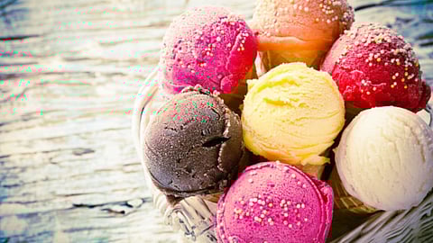 icecream scoops in a bowl