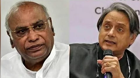 Shashi Tharoor  Mallikarjun Kharge image