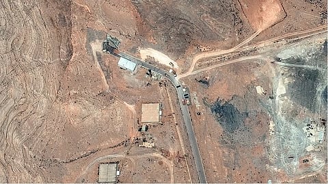 satellite picture of Isfahan nuclear enrichment centre