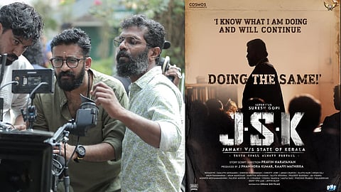 Pravin Narayanan and JSK film poster