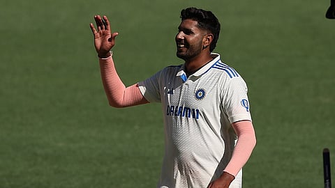 Harshit Rana in a warm-up match