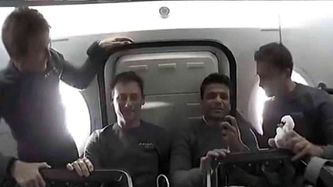 astronaut Shubhanshu Shukla sent first message from space Dragon spacecraft Axiom Mission 4