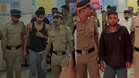 When the accused were taken to the hospital for treatment