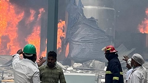 explosion in pharma plant in Telangana