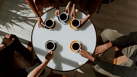 image of people enjoying coffee