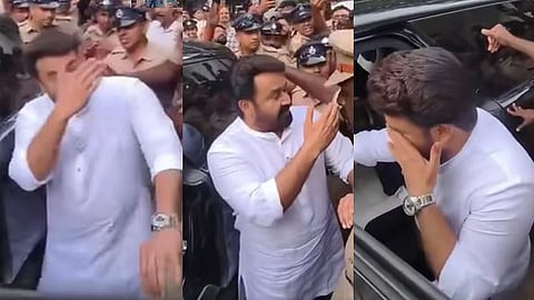 Mohanlal Reaction journalist accidentally hitting him with mike