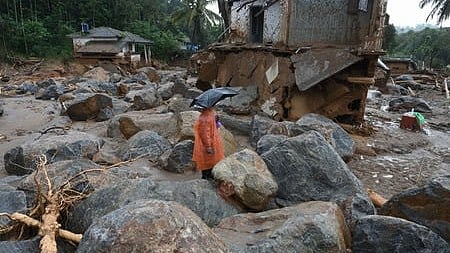 Wayanad rehabilitation:League laid the foundation stone, Seva Bharati work started, DYFI handed over 20 crores; What happened to Congress houses?