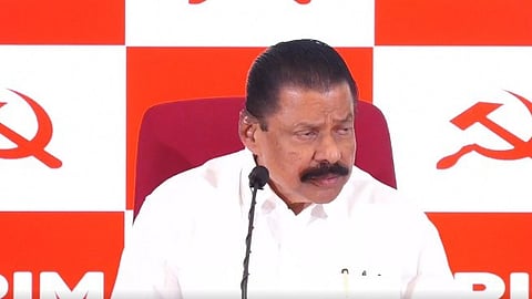 Kottayam Medical College building collapse cpim M V Govindan support veena george