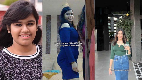 Arya arora's weight loss journey photos,those she share in her instagram