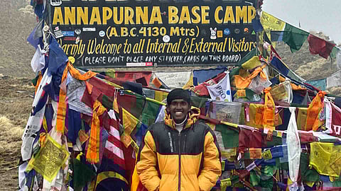 Kozhikode teen abin babu hitchhikes across 20 states and Nepal
