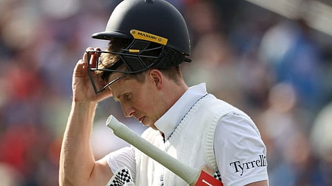 Zak Crawley against India