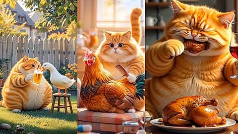 Kerala Police urges caution over ai orange cat videos circulating on social media