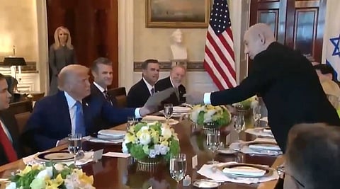 Benjamin Netanyahu and Donald Trump