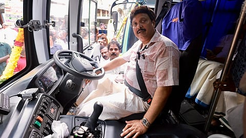 Minister K B Ganesh Kumar