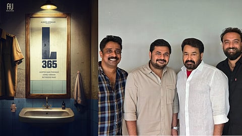 L365 Film poster and mohanlal and team