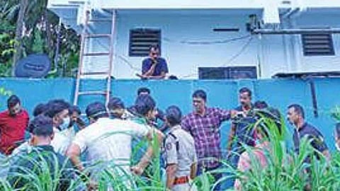 Tamil Nadu native young man found dead in a swamp in Palakkad city