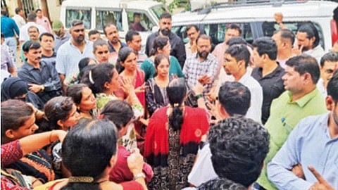 Girls made to strip for menstruation check