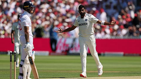 Bumrah clean bowled Ben Stokes