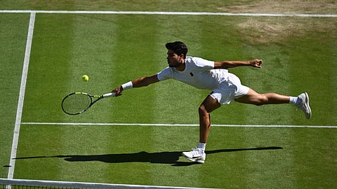 Carlos Alcaraz In Wimbledon