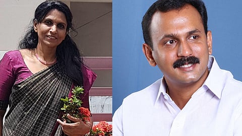 R Sreelekha IPS and Shon George to BJP leadership
