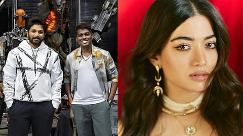 Allu Arjun,Atlee,Rashmika Mandanna