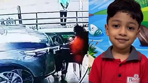 four-year-old child died due to car accident