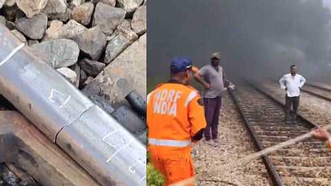 Tiruvallur train accident Railway officials police probing into crack from accident site
