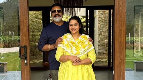 Suresh Gopi and Radhika
