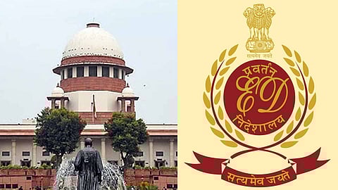 Supreme court questions ED s role in political matters