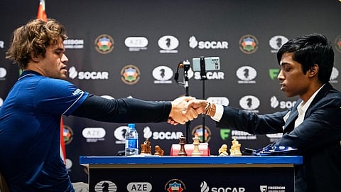 When Magnus Carlsen and R Praggnanandhaa clashed at the 2023 Chess World Cup