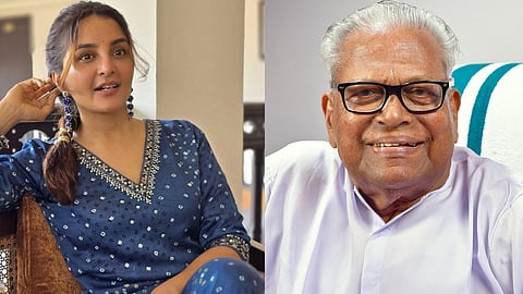V S Achuthanandan, Manju Warrier
