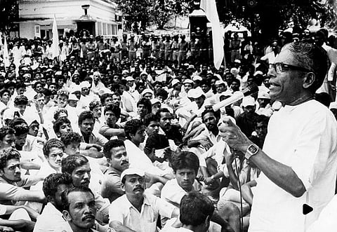 VS Achuthanandan in public meeting