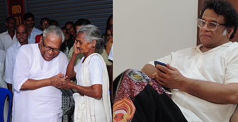 VS Achuthanandan and  Hareesh Peradi