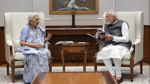 Anandiben Patel, Narendra Modi