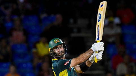 Glenn Maxwell batting