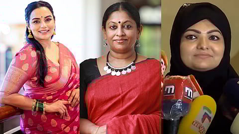 Shwetha Menon, KR Meera, Sandra Thomas
