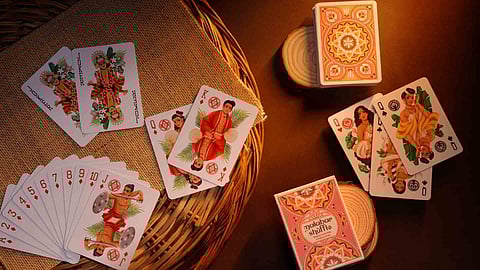 Malabar Shuffle create playing cards with images kerala tredition