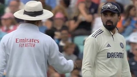 Kumar Dharmasena Heated Chat KL Rahul