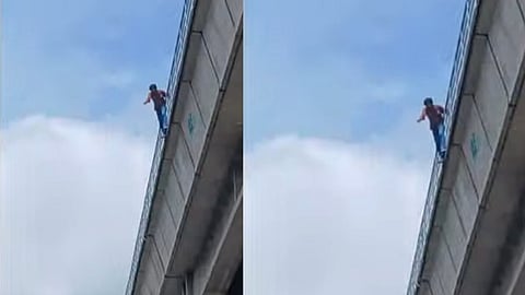 Youth attempts suicide by jumping from Kochi Metro's emergency walkway
